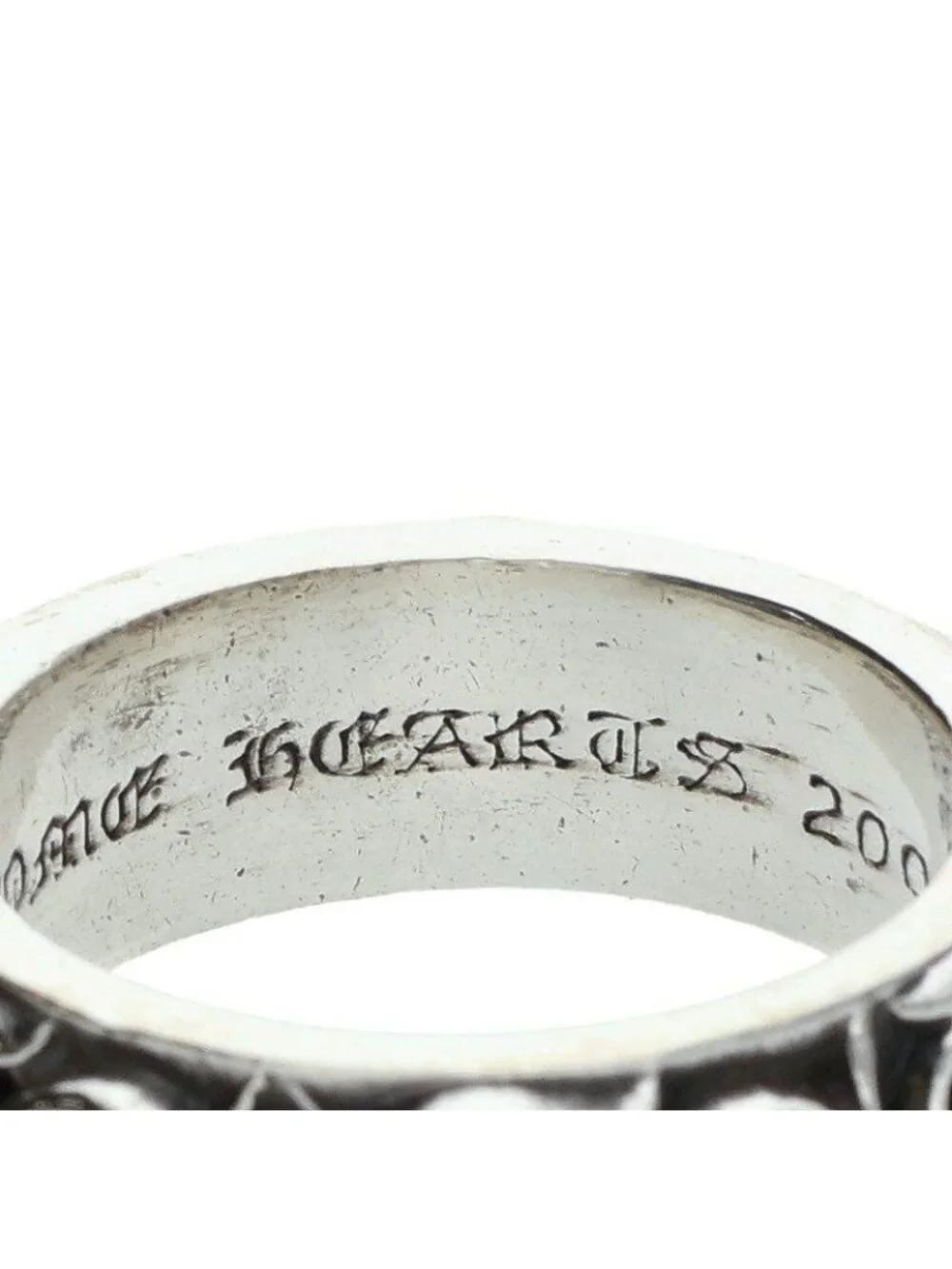 Chrome Hearts Etrnity Vine Band Eternity Silver Ring